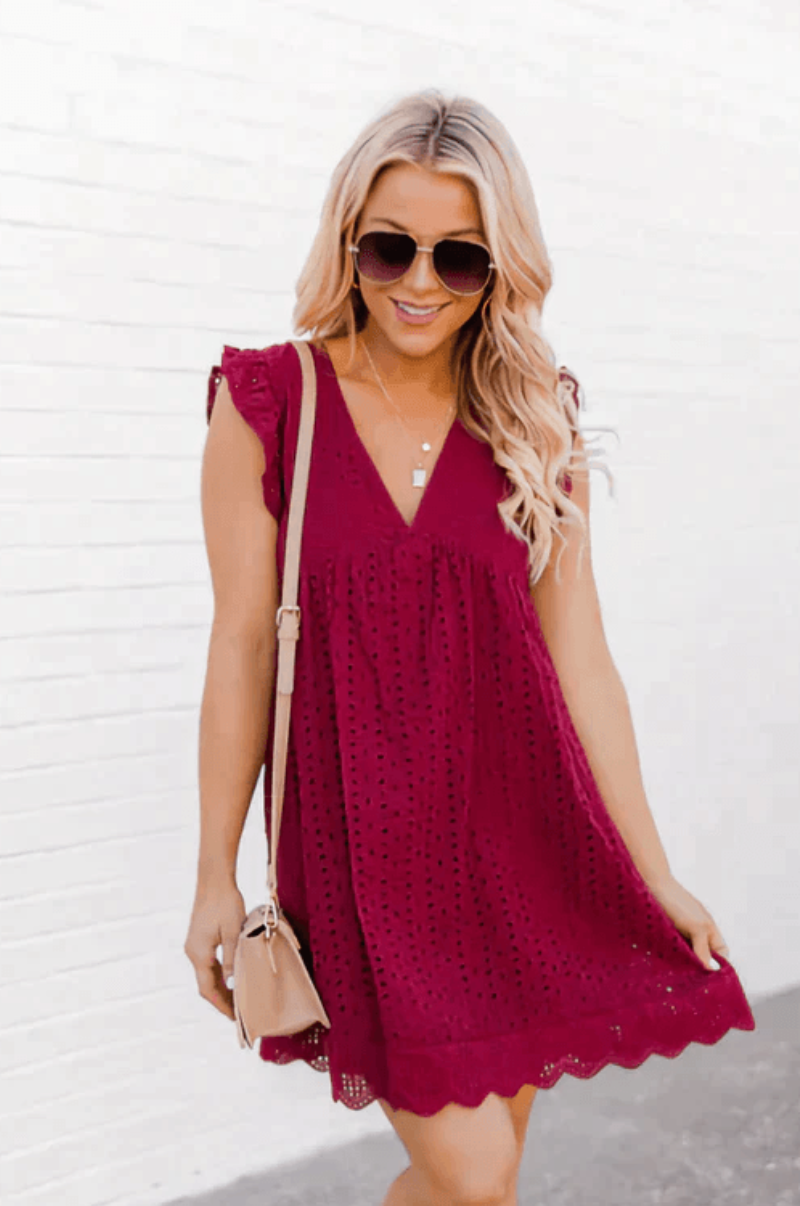 Echoarchiv | Damen Sommerkleid mit Hose Bequemes Damenkleid