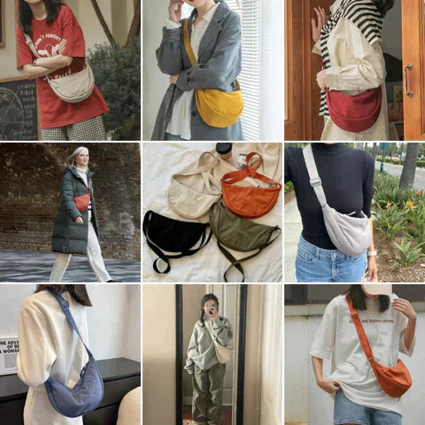 Echoarchiv | Halbmond-Crossbody-Tasche