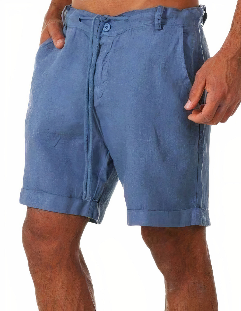 Echoarchiv | Herren Leinen Sommer Shorts Kurze Hose für Männer