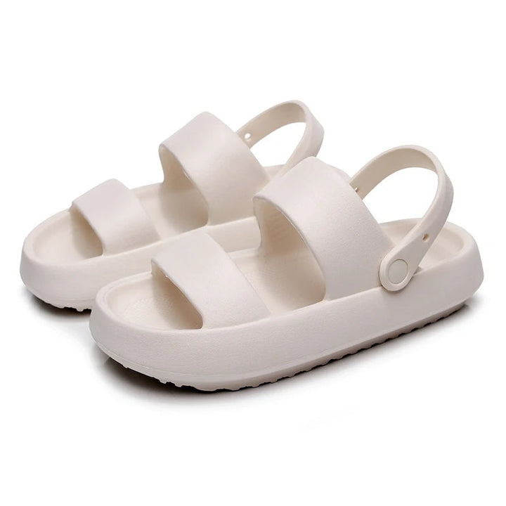 Echoarchiv | Orthopädische Sandalen Comfort Plus Pantoletten mit Doppelriemen Gepolsterte, Lässige Slip-On-Sandalen