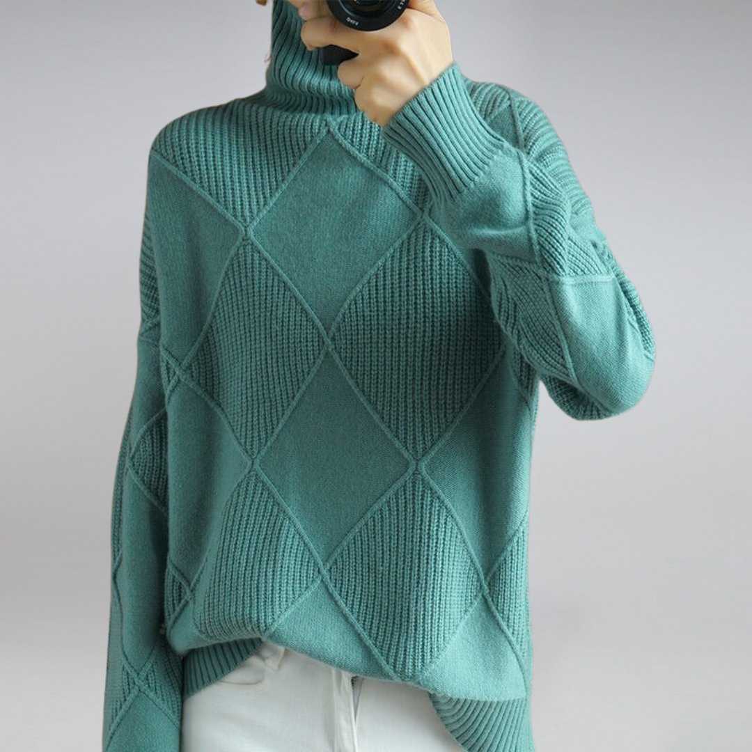 Echoarchiv | Damen Luxuriöser Rollkragenpullover