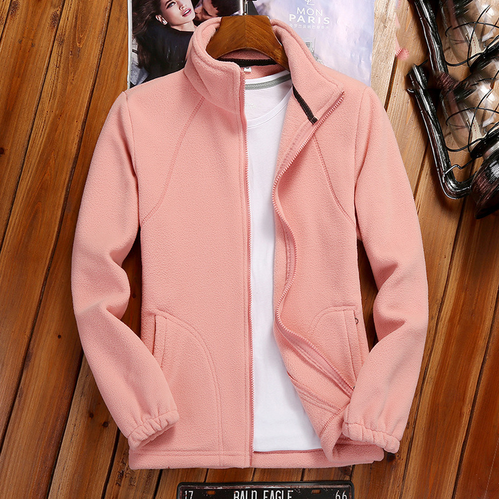 Fleecejacke Damen Reißverschluss-Fleece mit Stehkragen – Célinea