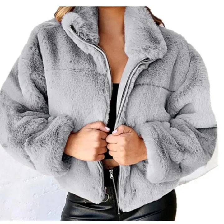 Echoarchiv - Schicke Winter Echoarchiv Teddy Jacke für Frauen
