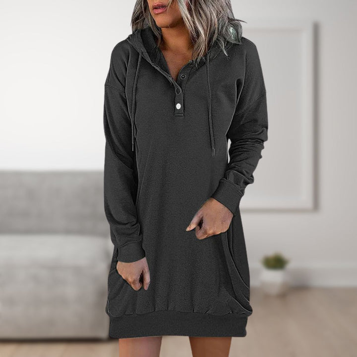 Echoarchiv | Kapuzenkleid Trendy Kapuzen Pullover für Damen