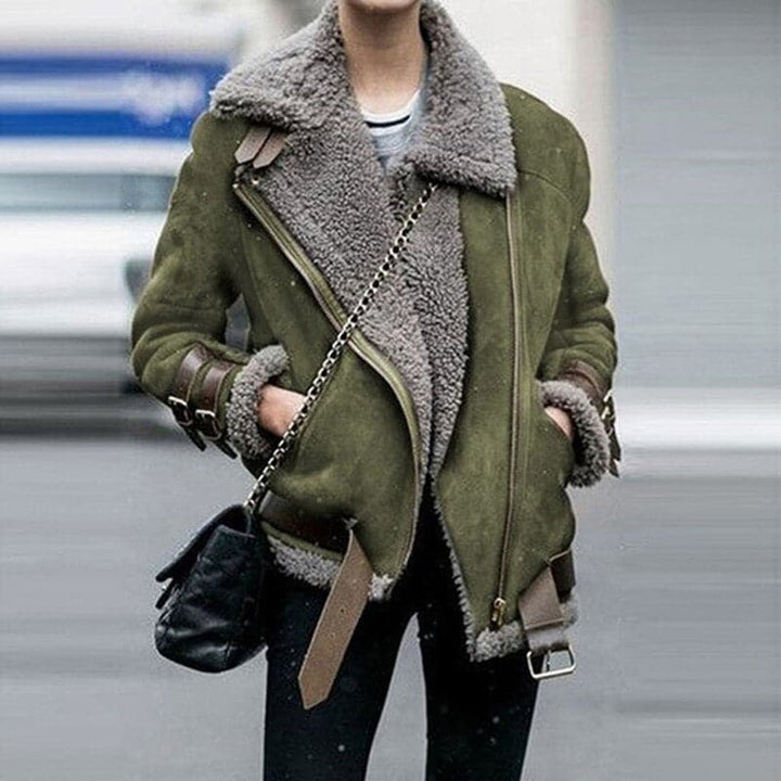 Echoarchiv | Leder Fliegerjacke - Plüsch Gefüttert