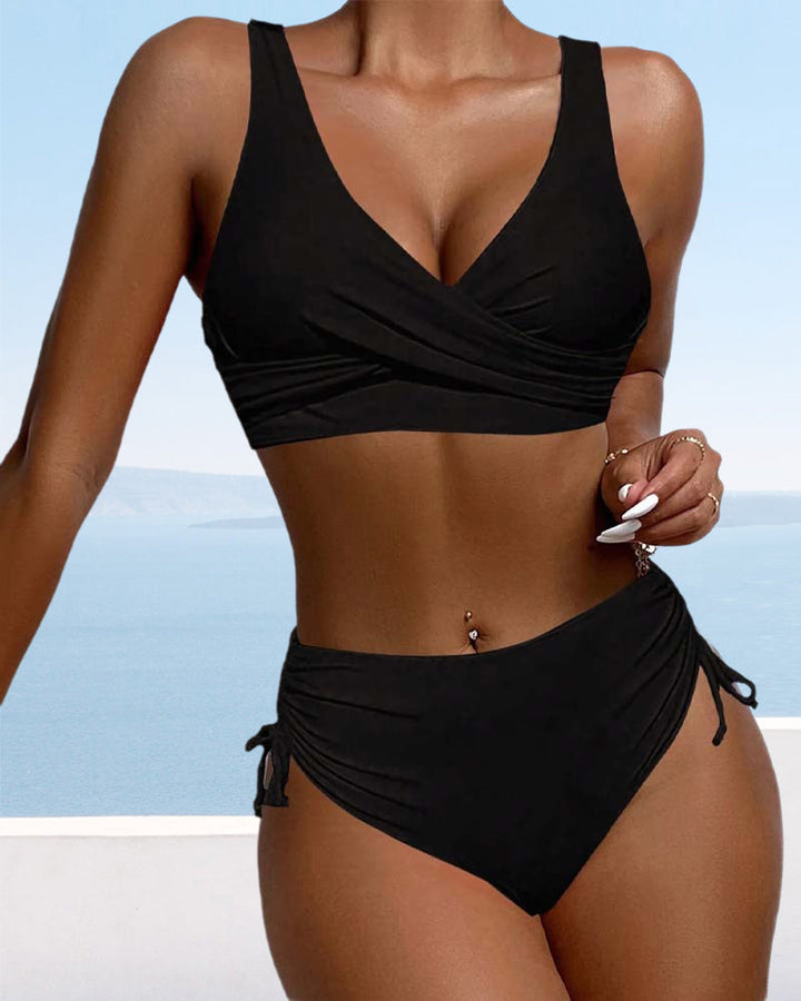 Echoarchiv | bikini-badEchoarchivnzug mit kordelzug und schnürung hinten
