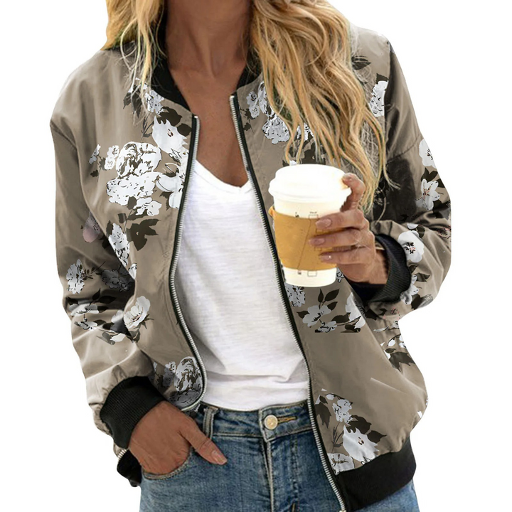 Echoarchiv | Blazer mit Lebhaften Blumen für Frauen