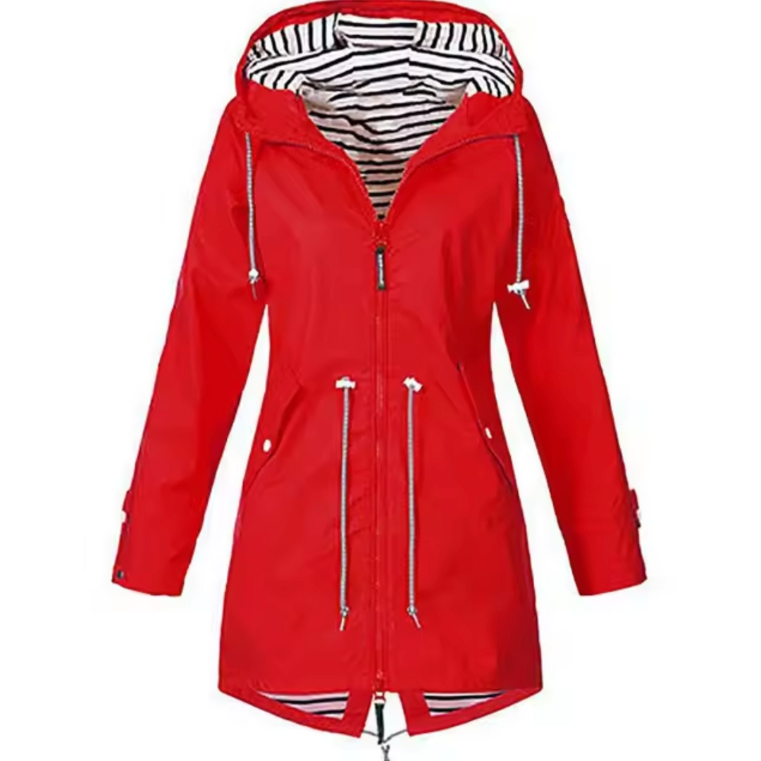 Echoarchiv | Wasserdichte Jacke mit Kapuze
