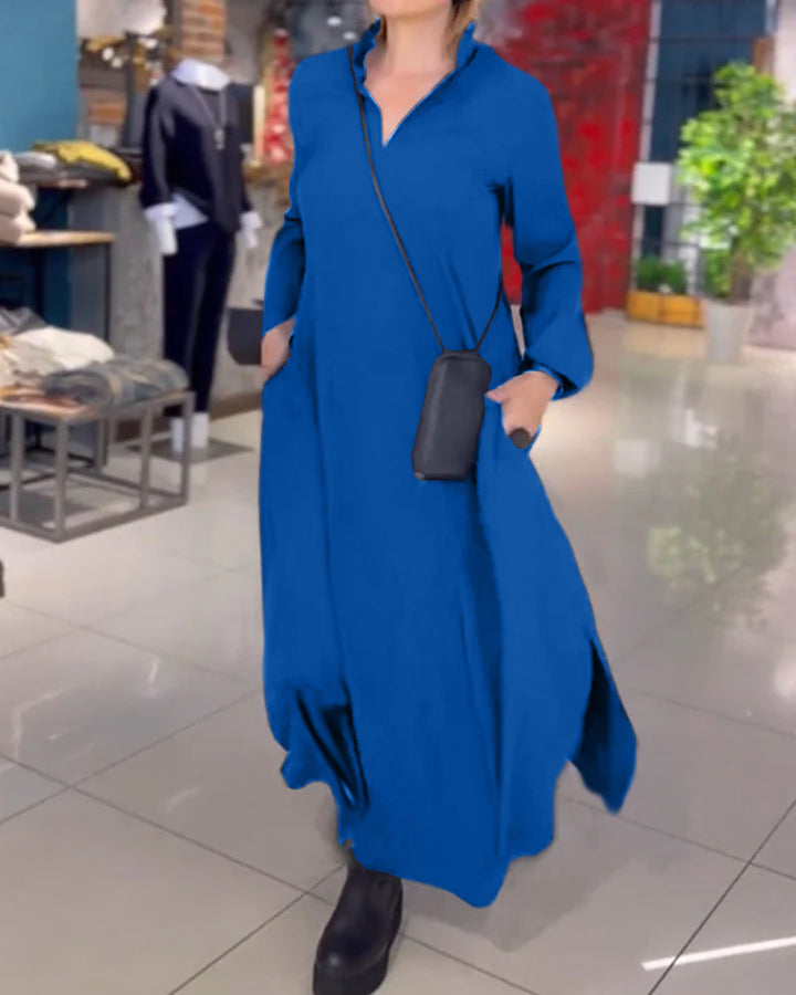 Echoarchiv | Langes Kleid mit Seitenschlitz