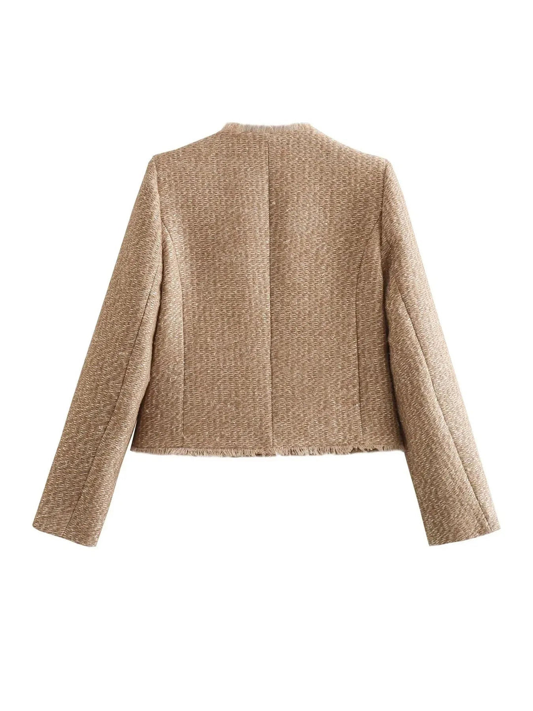 Echoarchiv | Elegante Tweed Cropped Jacke