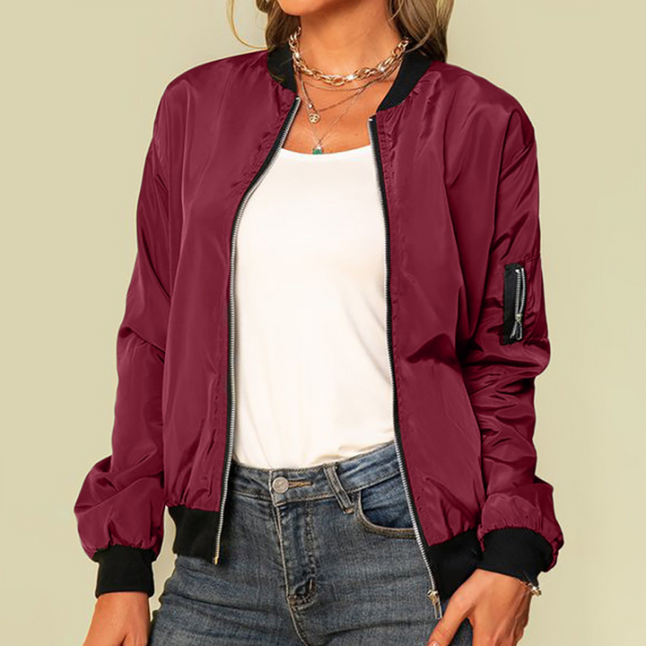 Echoarchiv | Klassisches Lässiges Bomberjacke Damen