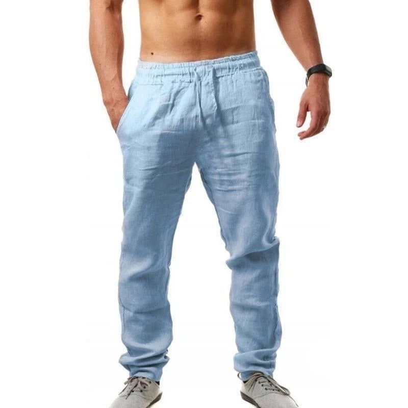 Echoarchiv | Herren Leinenhose Eine Stilvolle & Luftige Sommerhose für Männer