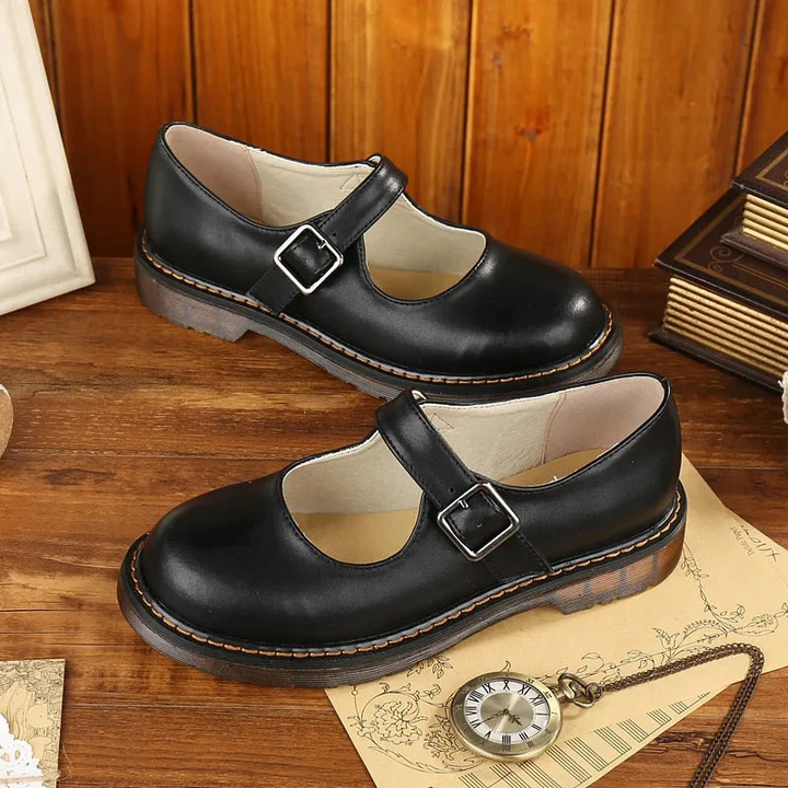 Echoarchiv | Jahrgang Schnalle Schuhe für Damen