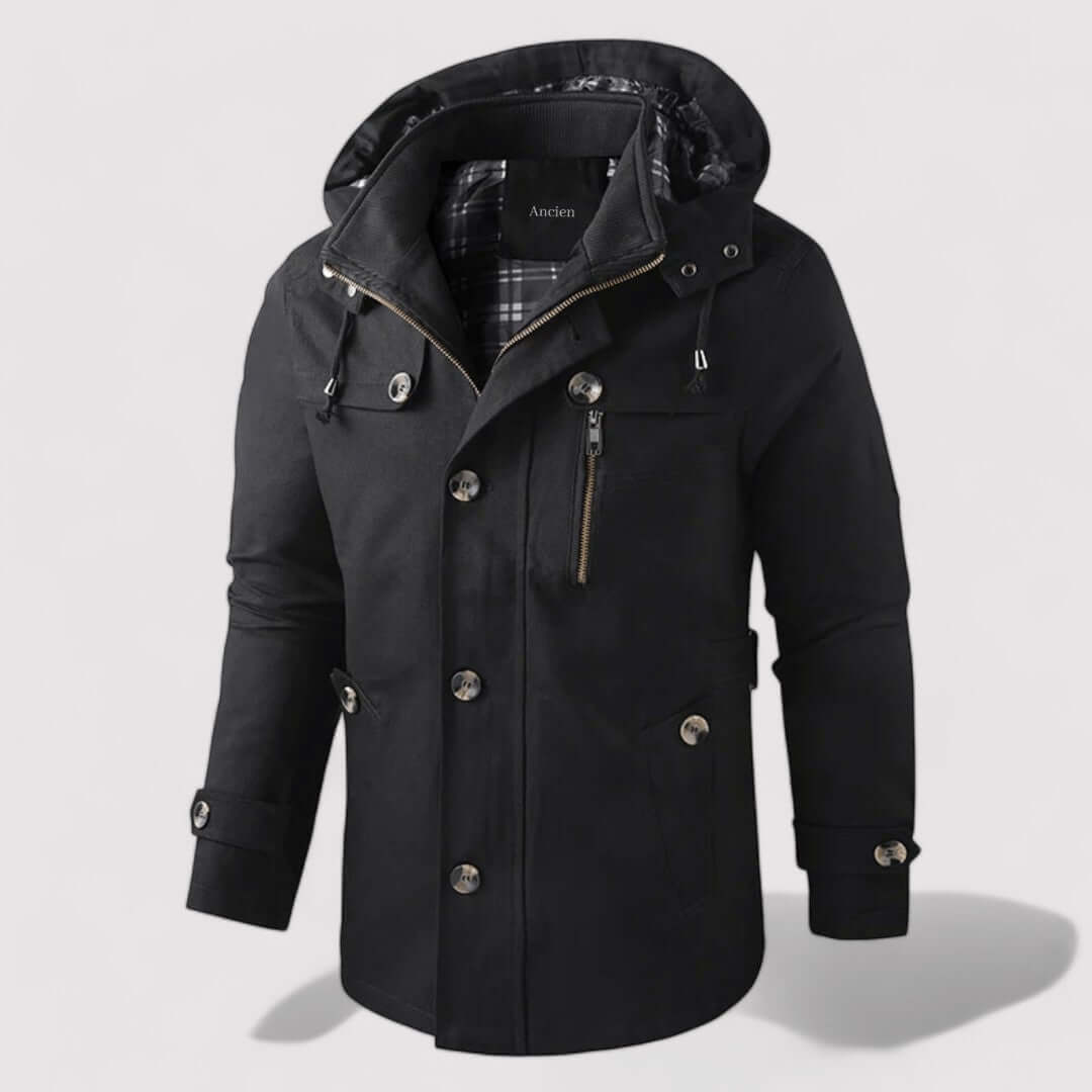 Echoarchiv | Herren wasserdichte Winterjacke mit Kapuze