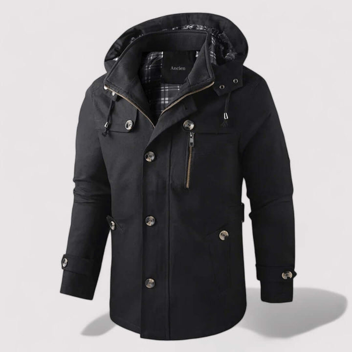 Echoarchiv | Herren wasserdichte Winterjacke mit Kapuze