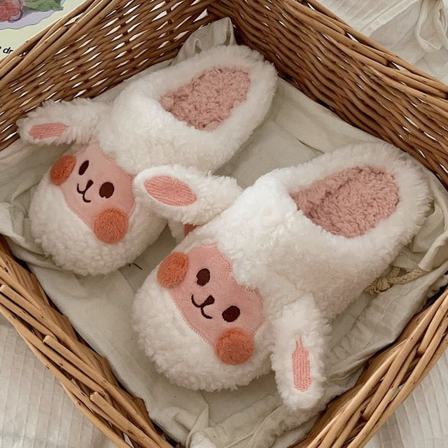 Echoarchiv | Bequeme Damen Hausschuhe mit Tiermuster
