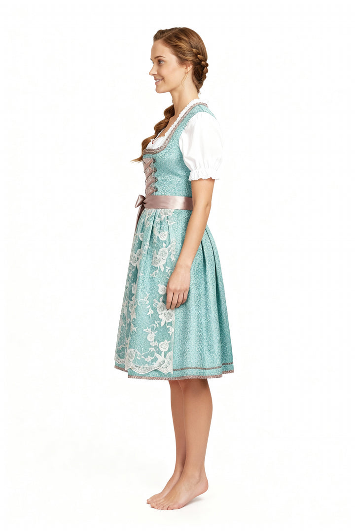 Echoarchiv | Einzigartige Damen Tracht mit Schürze Perfekt für Oktoberfest