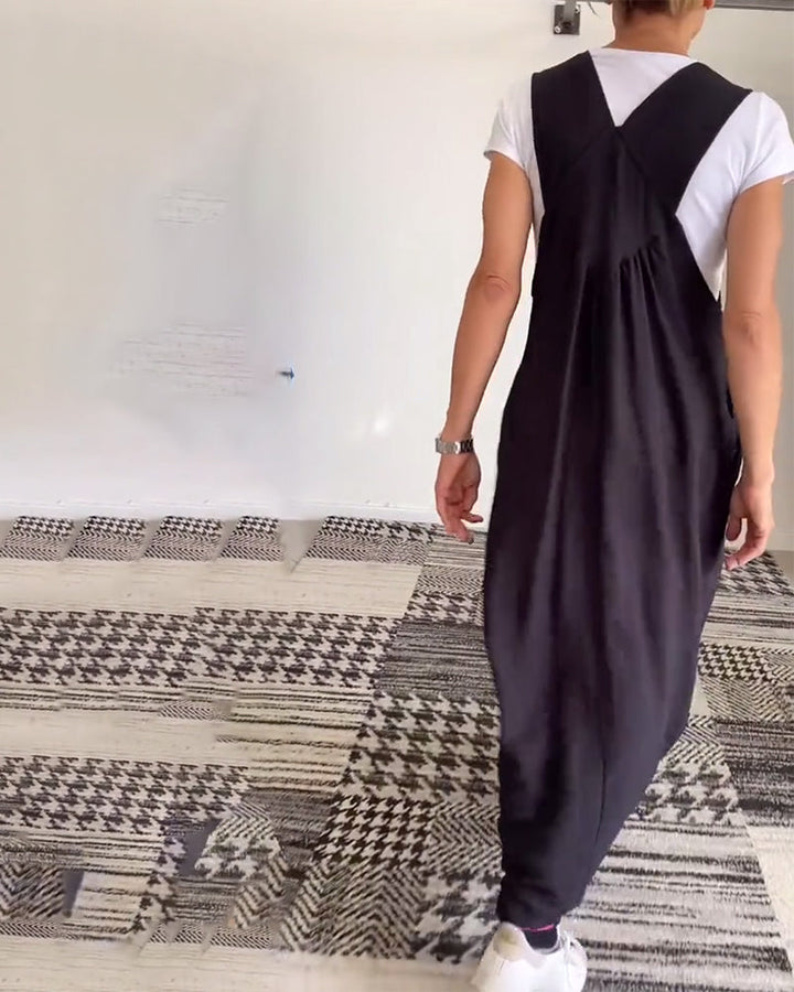 Echoarchiv | Kleid Lässig Einfarbig Hosenträger