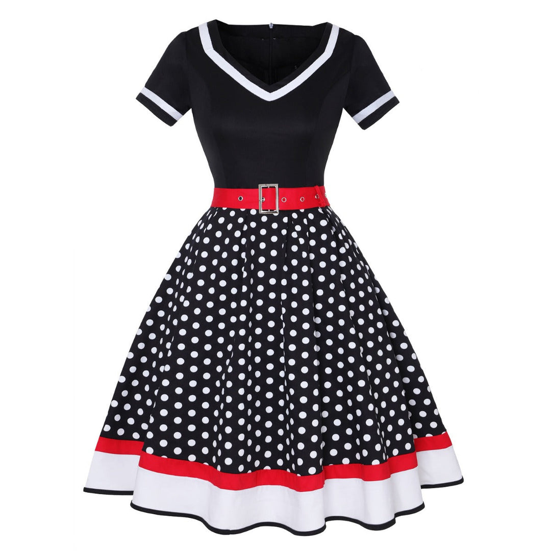 Echoarchiv | Vintage Hepburn Polka Dot Kleid