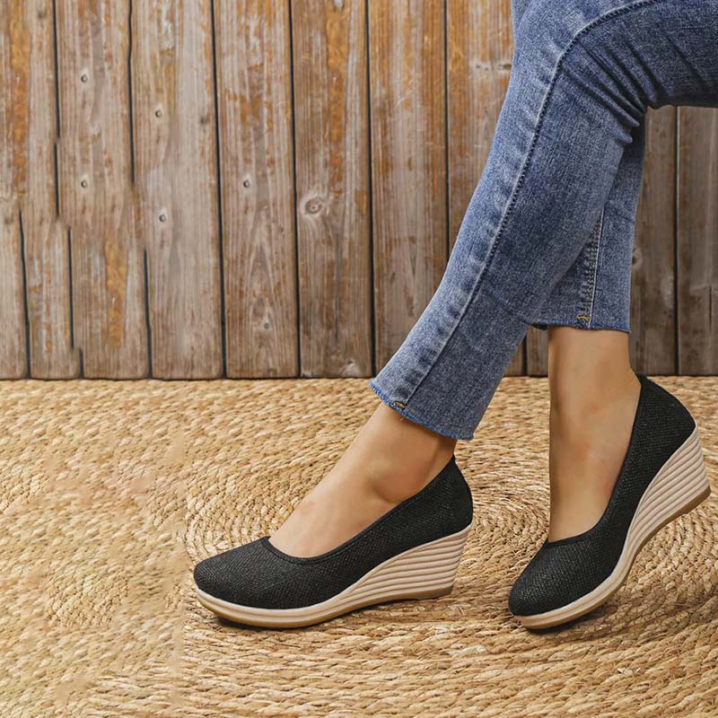 Lässige Keilschuhe