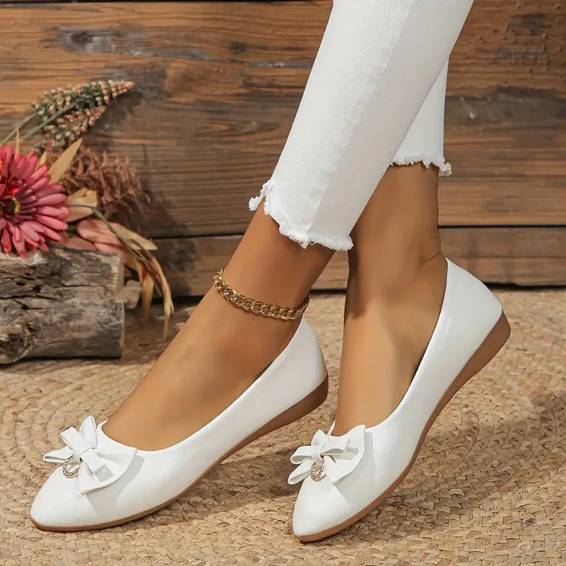 Echoarchiv | Damen Schicke Schleifen Puppe Schuhe Elegant
