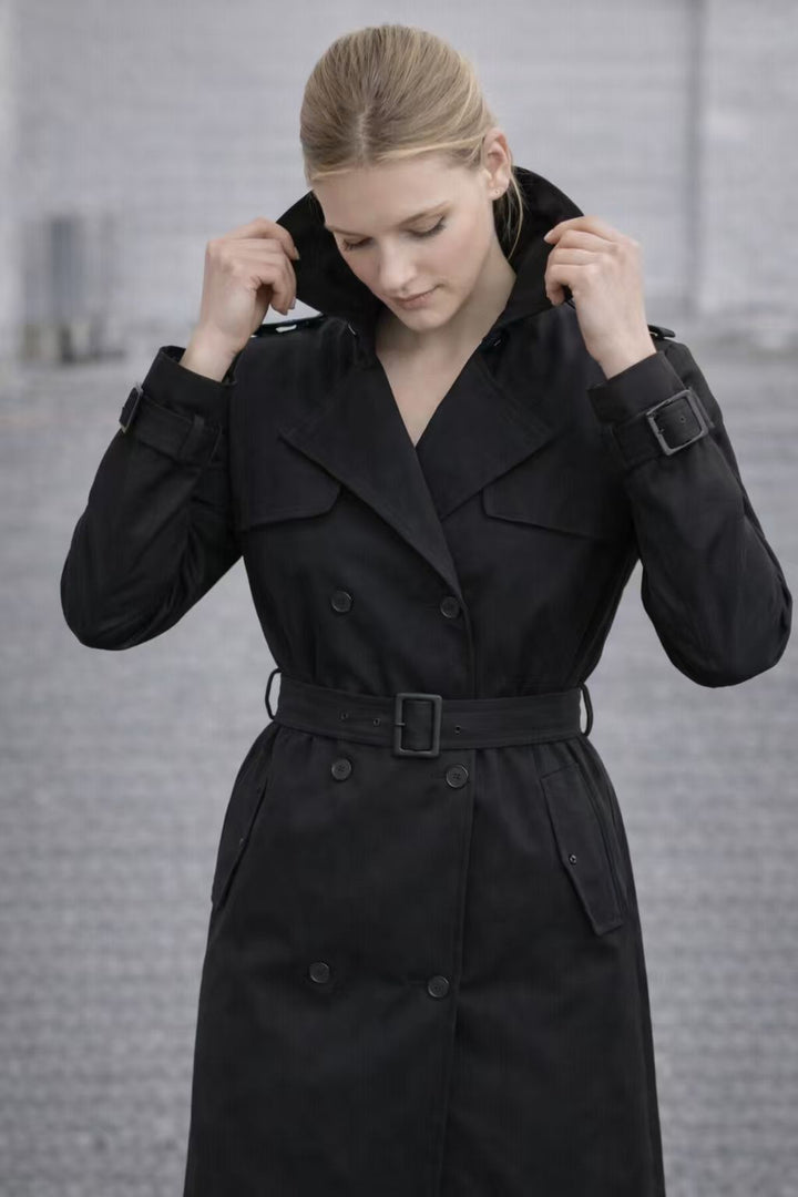 Echoarchiv | Trenchcoat mit Gürtel und Doppelknopf