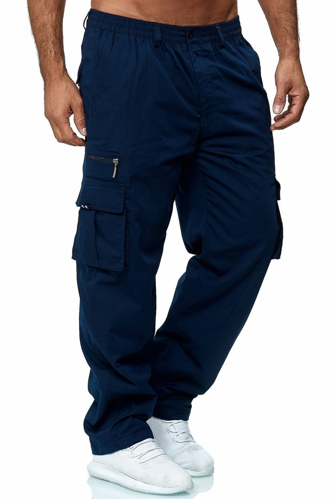 Echoarchiv | Bequeme Herren Cargo Hose mit Mehreren Taschen