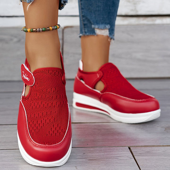 orthopädische Damen-Sneaker, atmungsaktiv und bequem. – Seravelle