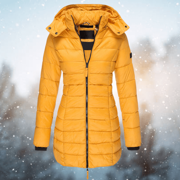Echoarchiv | Damen Langjacke Gepolsterte Pufferjacke