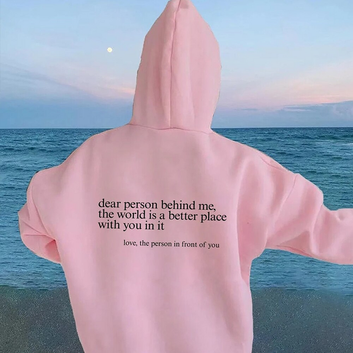 Echoarchiv | Hoodie mit Rücken-Spruch