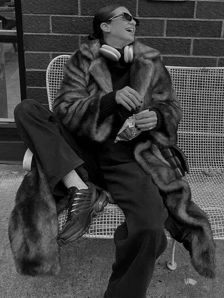 Echoarchiv | Lange Winterjacke mit Weicher Textur und Klassischem Schnitt für Frauen IdEchoarchivl für Kaltes Wetter