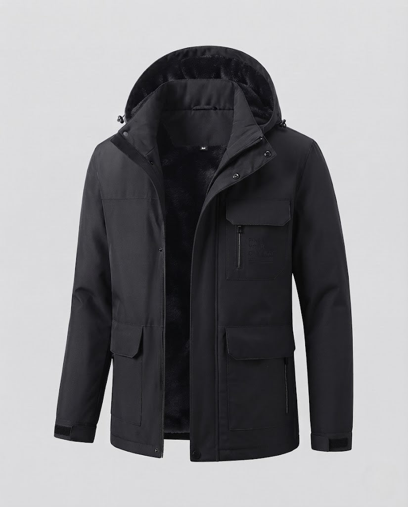 Herren Wetterfeste Winterjacke Echo Archiv