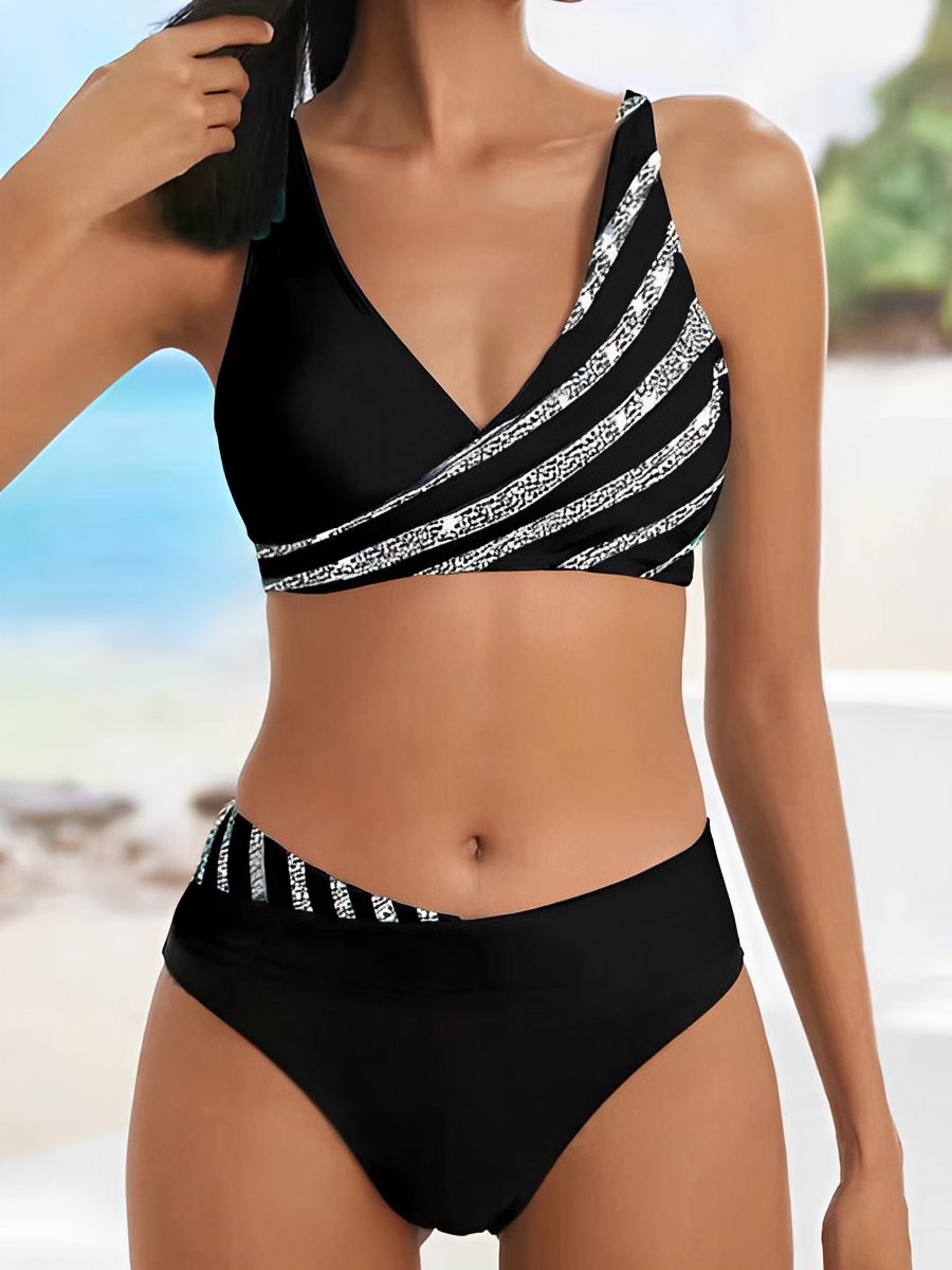 Echoarchiv | Bikini Sommer Gestreift Luxus