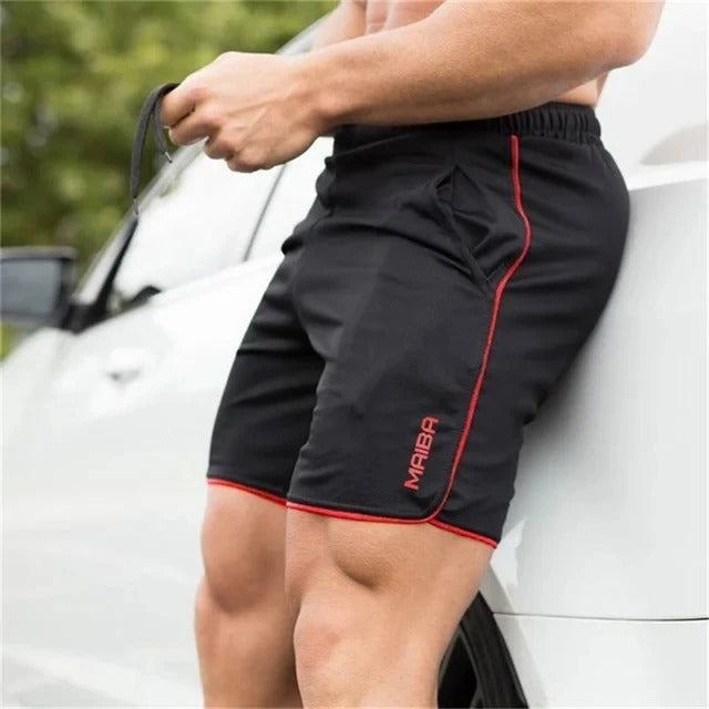 Slim Fit Badehose aus elastischem Stoff für Herren – Marzano