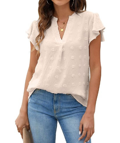 Echoarchiv | Bluse mit Patchwork und Rüschen