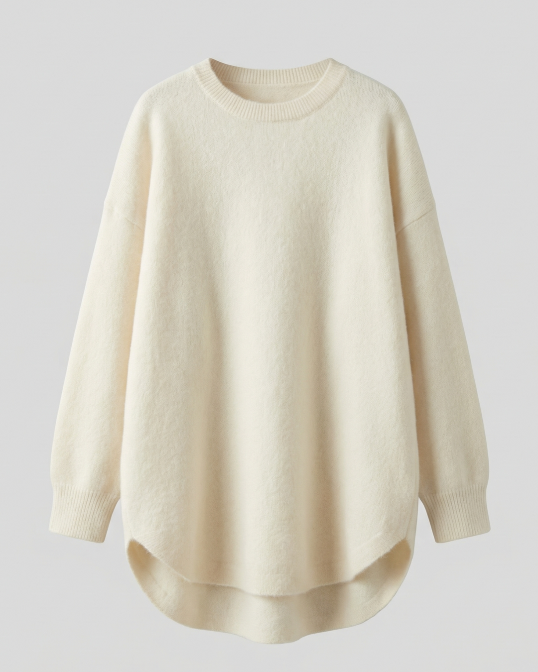 Echoarchiv | Pullover - Damen Herbst Mid-Length Oversized Pullover