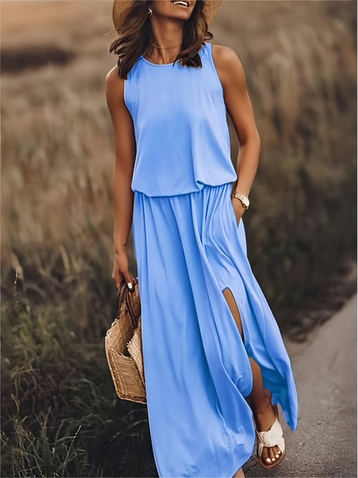 Echoarchiv | Schlichtes Boho Maxikleid Aus Modal In Verschiedenen Farben