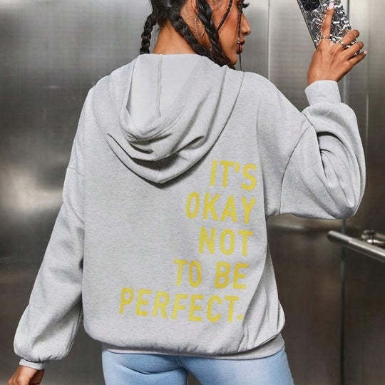 Echoarchiv Damen Hoodie mit Rückenprint und Kapuze