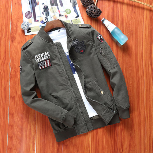 Herren Vintage Bomberjacke Echoarchiv