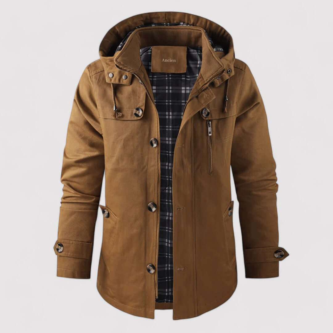 Echoarchiv | Herren wasserdichte Winterjacke mit Kapuze