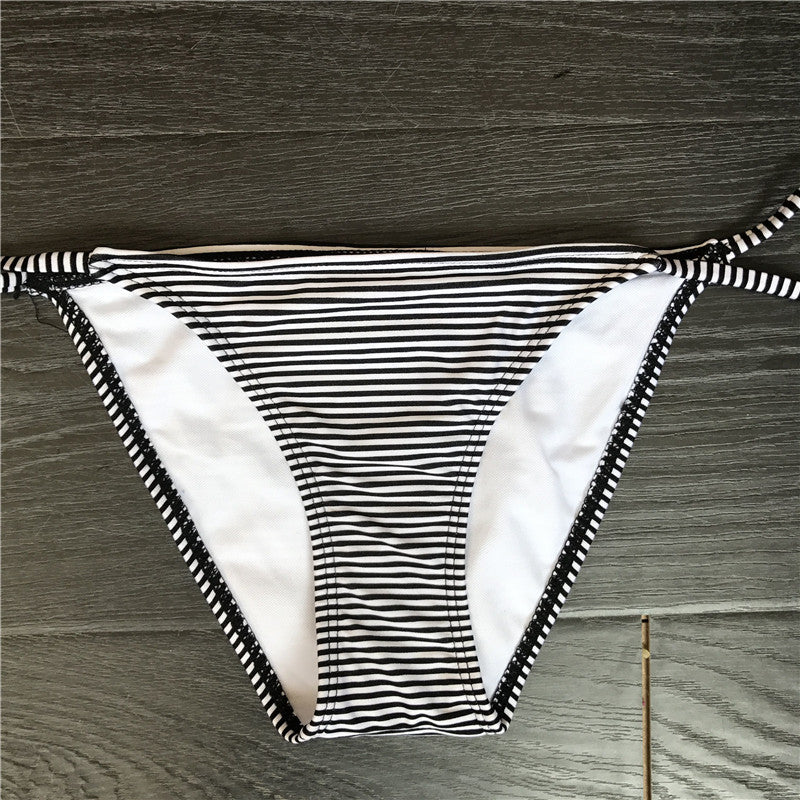 Damen Triangel-Bikini-Set mit klassischem Streifenmuster Echo Archiv