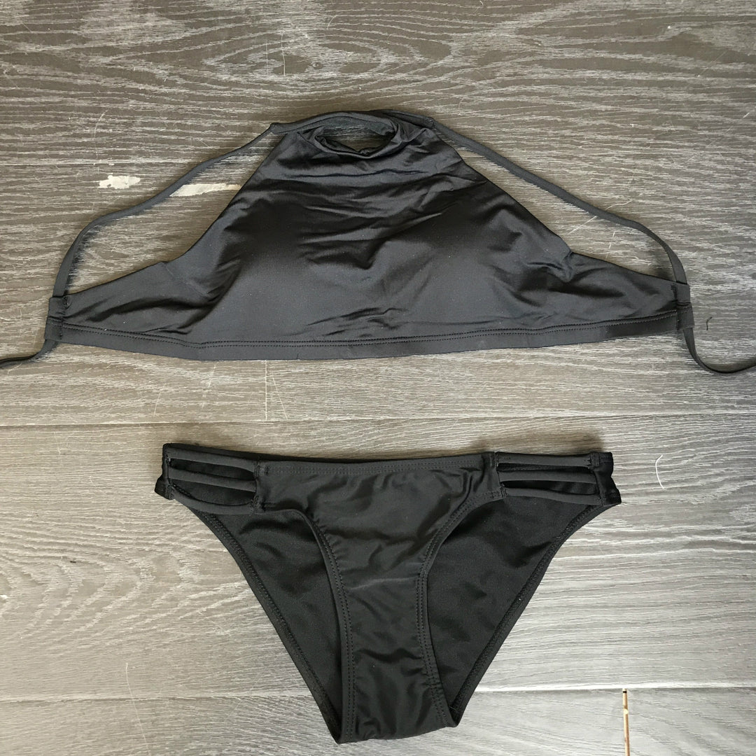 Damen Sportliches Bikini-Set mit Hochkragen und seitlichen Cut-Outs Echo Archiv