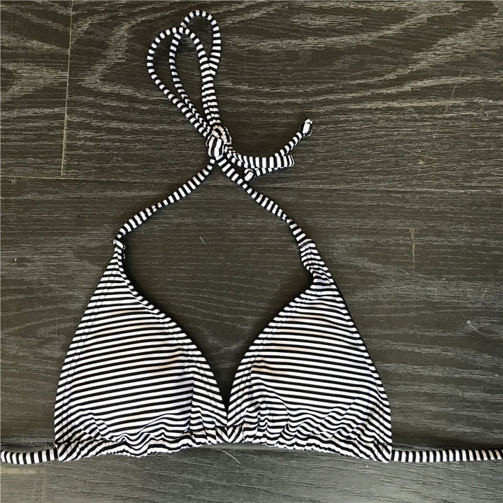 Damen Triangel-Bikini-Set mit klassischem Streifenmuster Echo Archiv