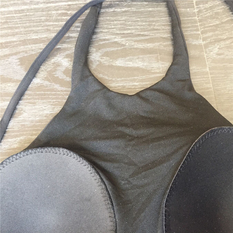 Damen Sportliches Bikini-Set mit Hochkragen und seitlichen Cut-Outs Echo Archiv