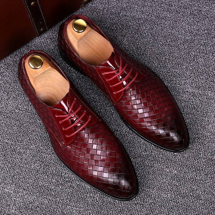 Elegante Leder Herren Schnürschuhe Echoarchiv