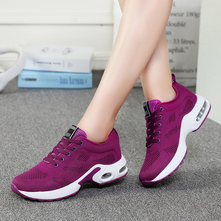 Damen nan atmungsaktive Strick-Laufschuhe mit Luftpolster und stoßabsorbierender Sohle Echo Archiv