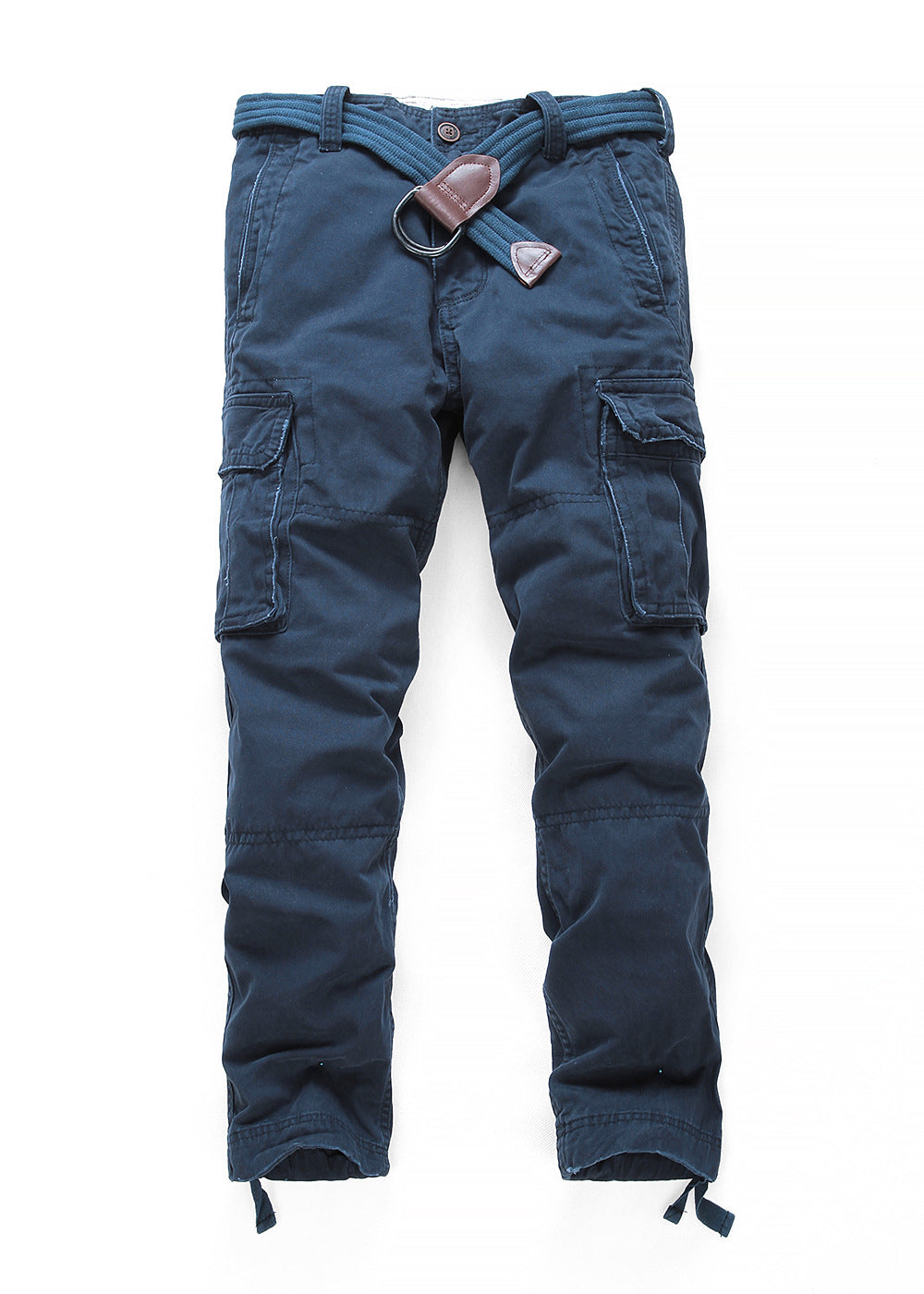 Herren Cargohose mit mehreren Taschen, verstellbaren Beinabschlüssen und Gürtel Echoarchiv