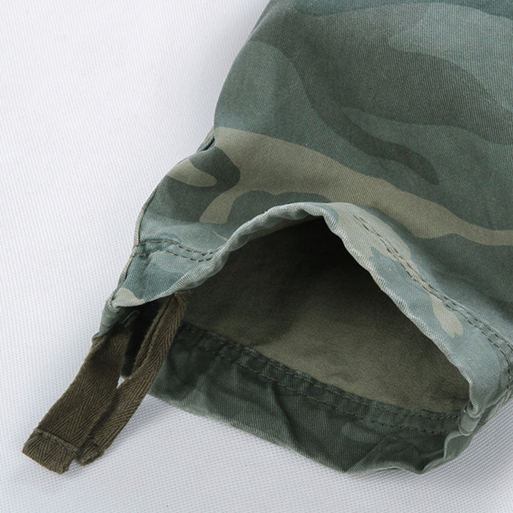 Herren Cargohose mit mehreren Taschen, verstellbaren Beinabschlüssen und Gürtel Echoarchiv