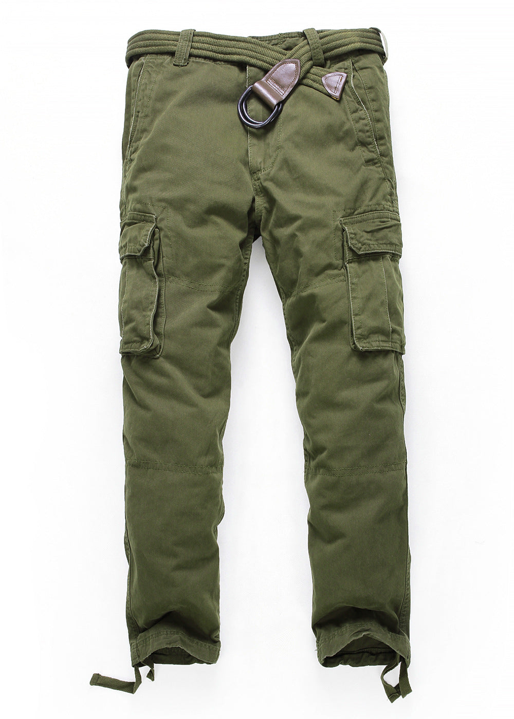Herren Cargohose mit mehreren Taschen, verstellbaren Beinabschlüssen und Gürtel Echoarchiv