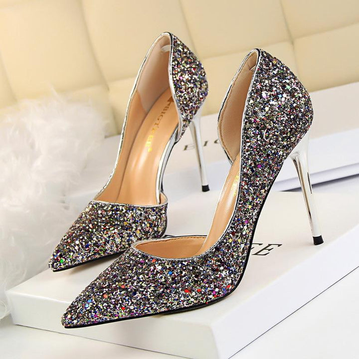 Echoarchiv | Elegante Glitzernde Nadelabsätze